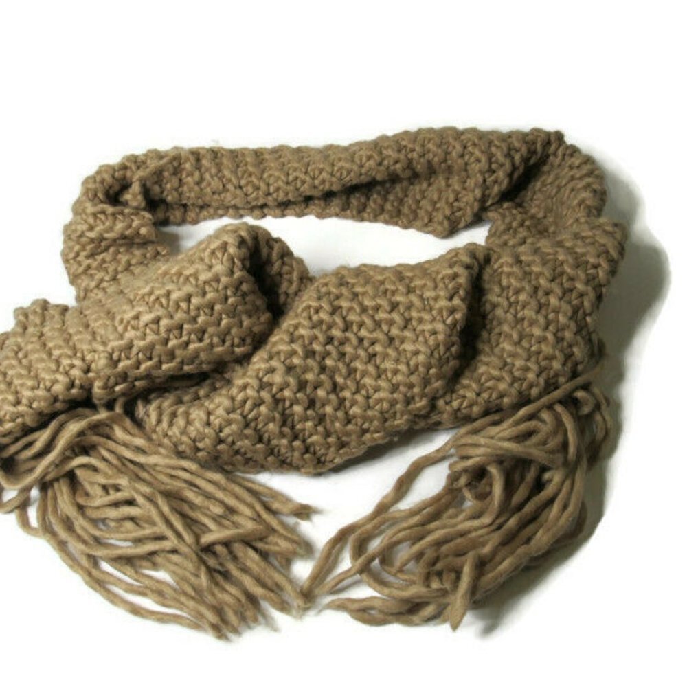 Unisex Express Scarf Long Tassel Acrylic Wool